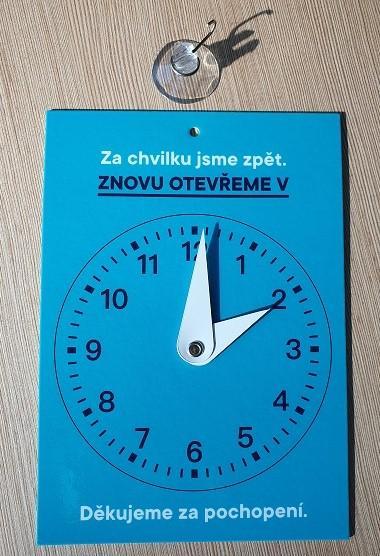 "Hodiny - ""přijdu hned"""