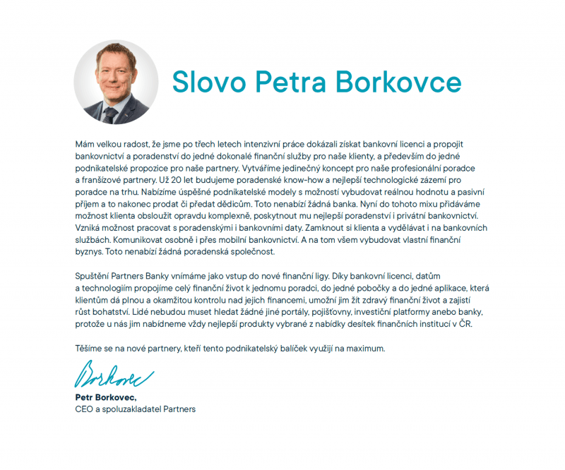 Partners Banka - Brožura - Partners Banka