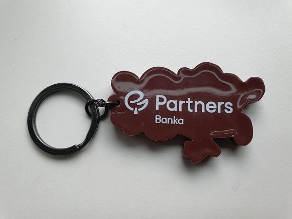 Gumový přívěsek na klíče