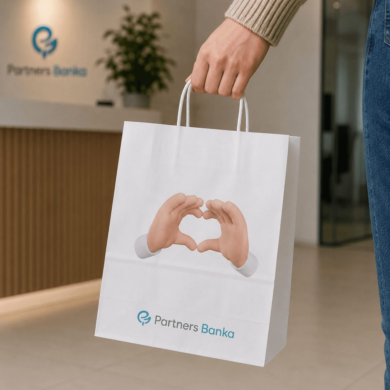Partners Banka - Papírová taška